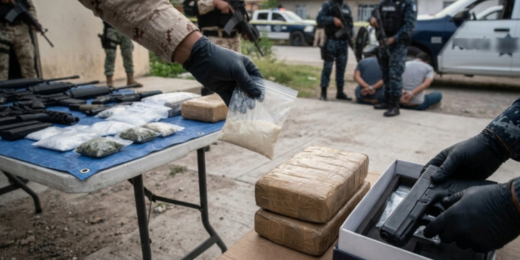 Operativos federales dejan detenidos, armas y drogas aseguradas en 11 estados
